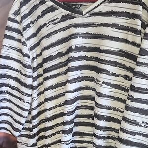 Nwot Elegant Striped Women's Blouse